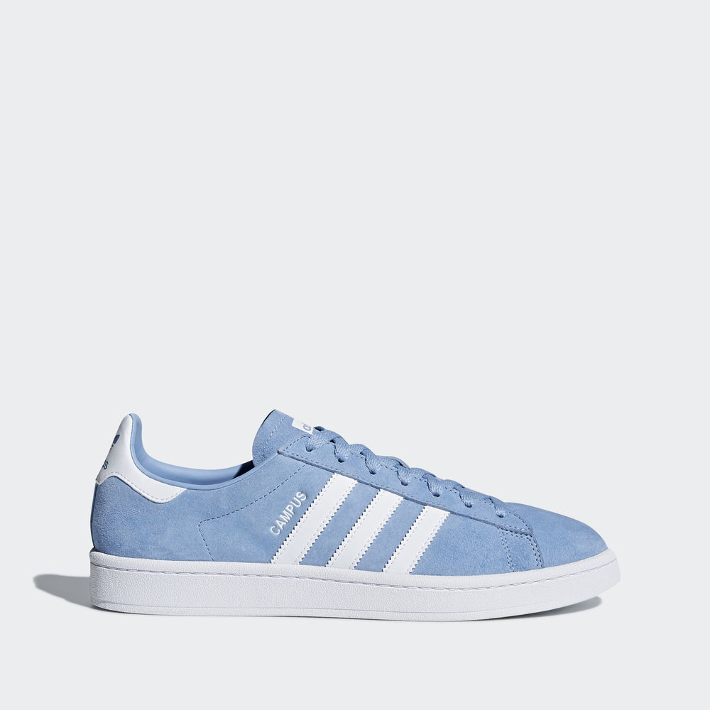 Adidas Campus - Originals ανδρικα - Γκρι Μπλε/Ασπρα/Ασπρα,Μέγεθος: EU 36 – 54 2/3 (893SPYFI)